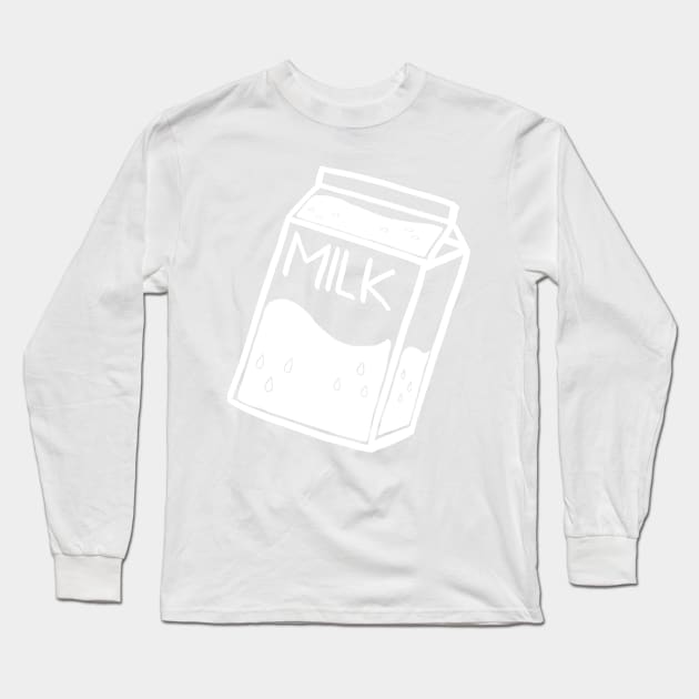 Milky Idea Long Sleeve T-Shirt by Clairosene